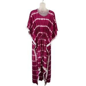Happiness Is Future homemade Made In India Tye Dye Maxi Dress. Free Size.NWT